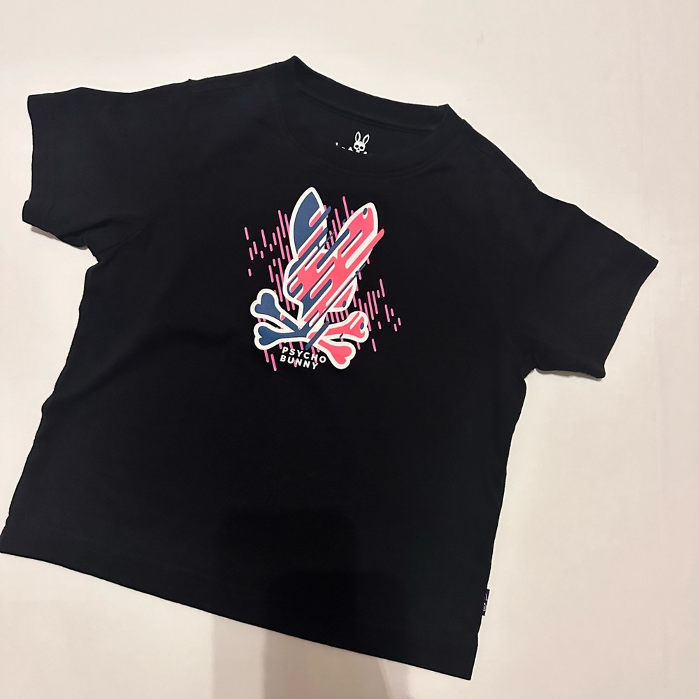 Psycho Bunny kids t-shirt size 4y Pre-Owned - Picture 2 of 4
